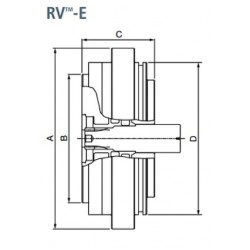 1 RV-E Serisi Redüktör | 2 Aşamalı Redüksiyon Yapısı